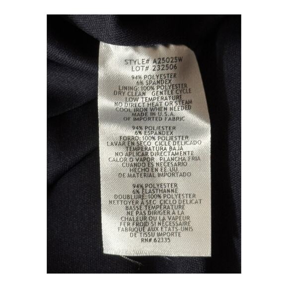 Betsy & Adam Madeline Long scuba crepe off the shoulder drop dress size 16W - Picture 7 of 8